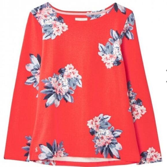 Joules Harbour Print Long Sleeve 100% cotton Jersey top size 4- never worn! NWOT - Picture 2 of 16